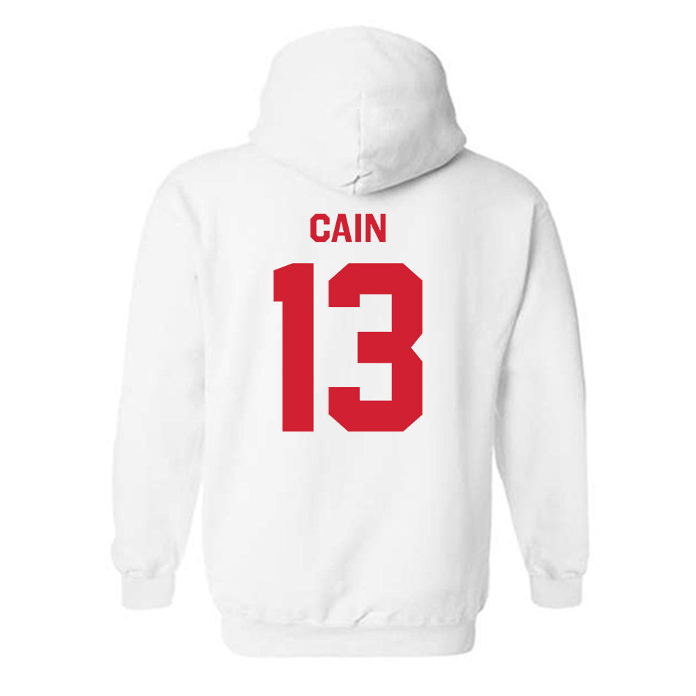 Rutgers - NCAA Women's Soccer : Audrey Cain - Classic Shersey Hooded Sweatshirt-1
