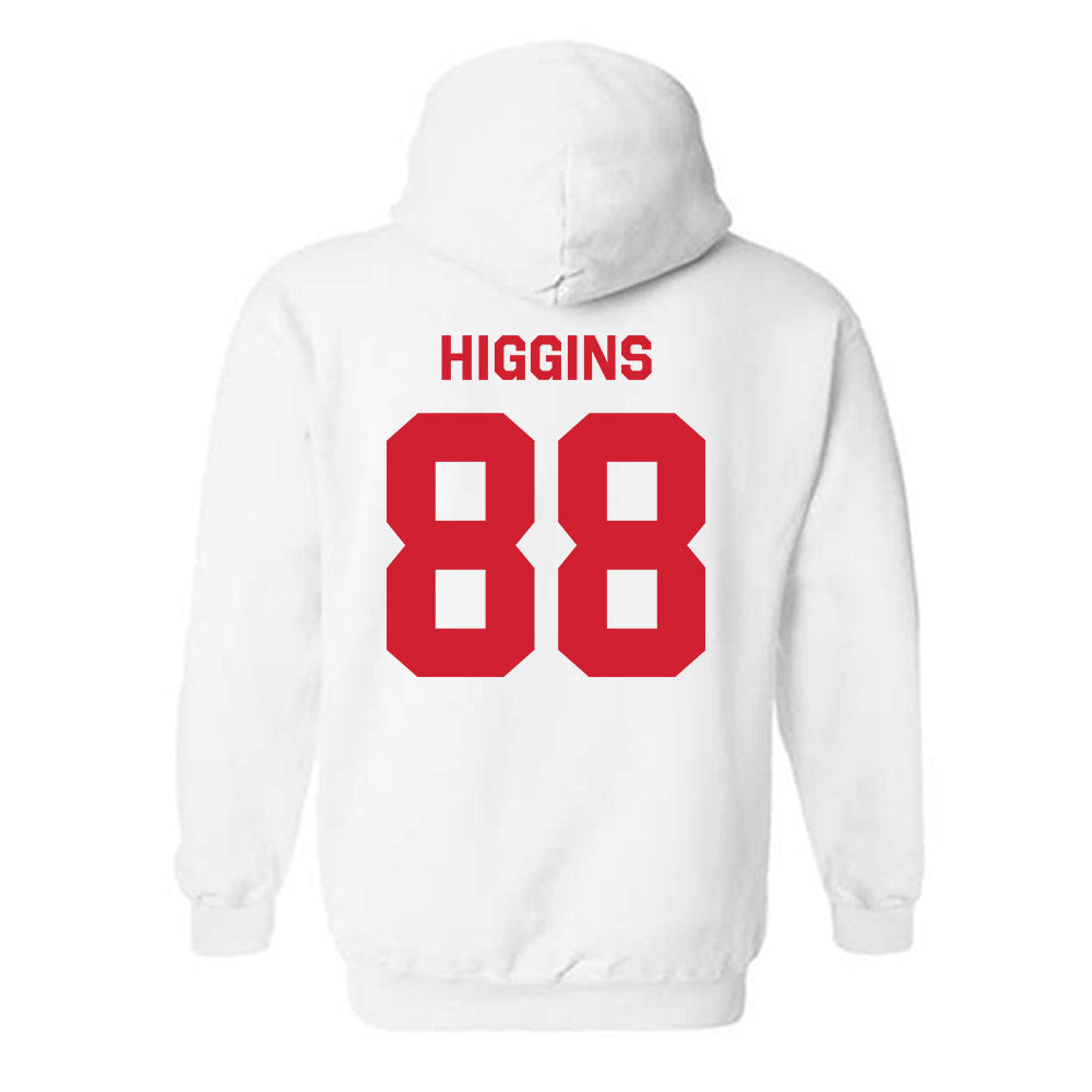 Rutgers - NCAA Football : Michael Higgins - Classic Shersey Hooded Sweatshirt-1