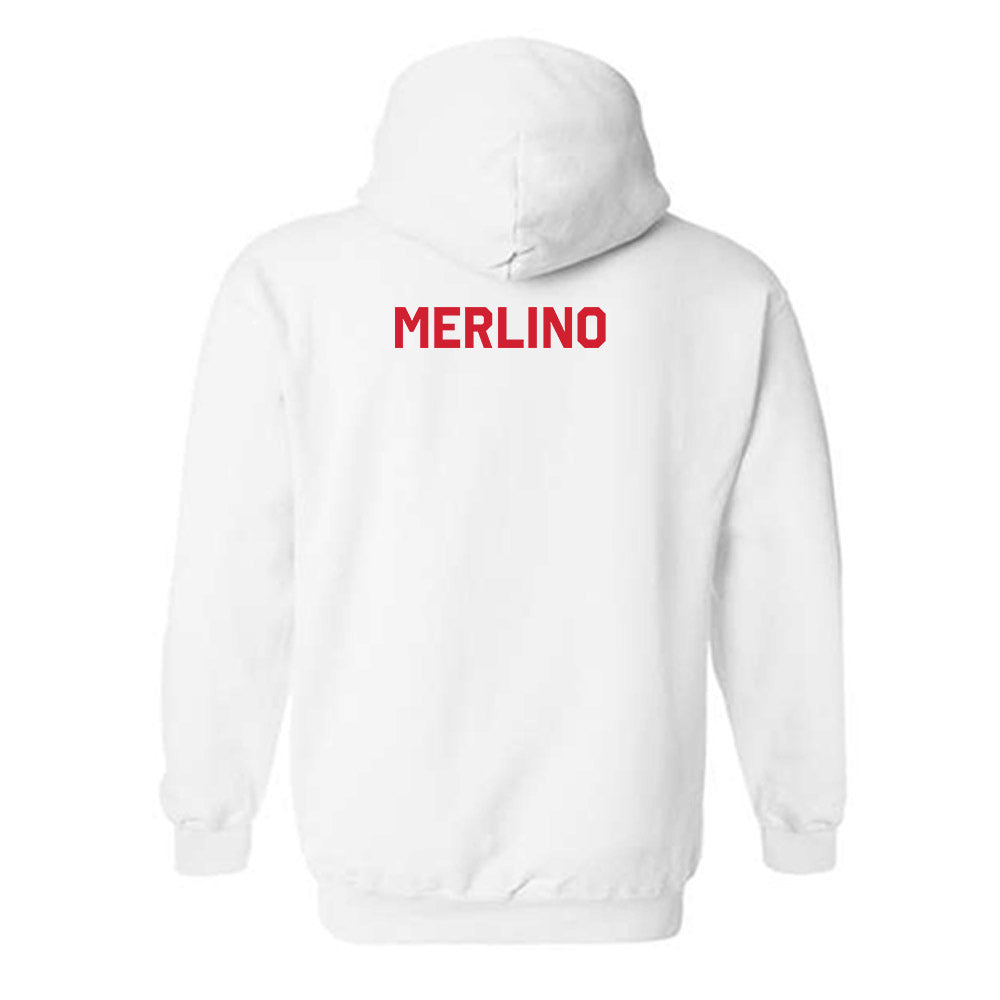Rutgers - NCAA Men's Track & Field : Ryan Merlino - Classic Shersey Hooded Sweatshirt-1
