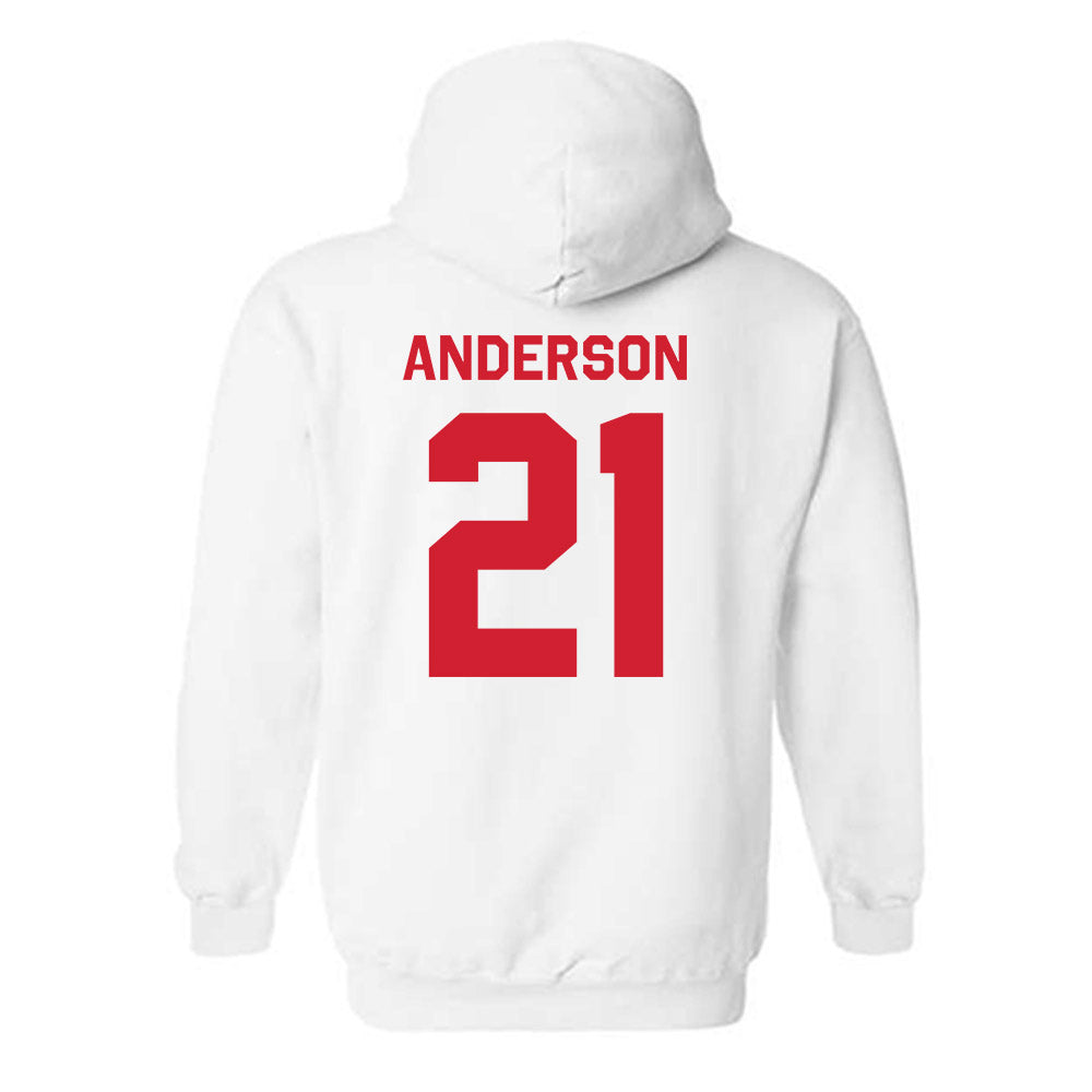 Rutgers - NCAA Football : Devonte Anderson - Classic Shersey Hooded Sweatshirt-1