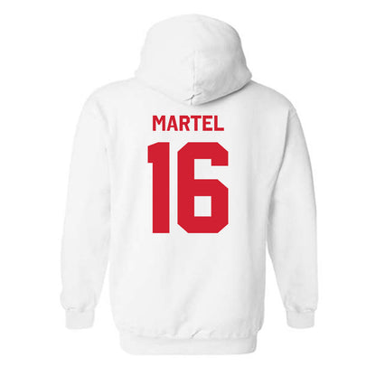 Rutgers - NCAA Baseball : Logan Martel - Classic Shersey Hooded Sweatshirt-1