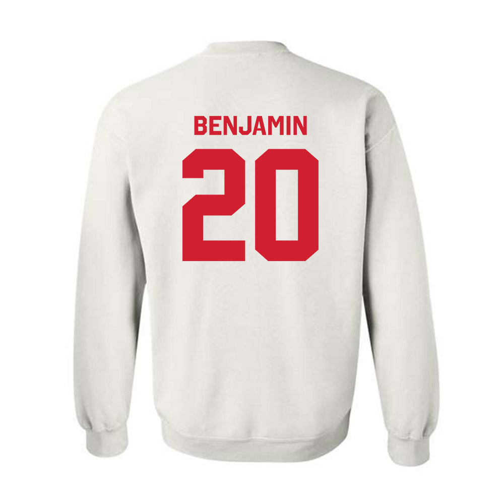 Rutgers - NCAA Football : Ja'shon Benjamin - Classic Shersey Crewneck Sweatshirt-1