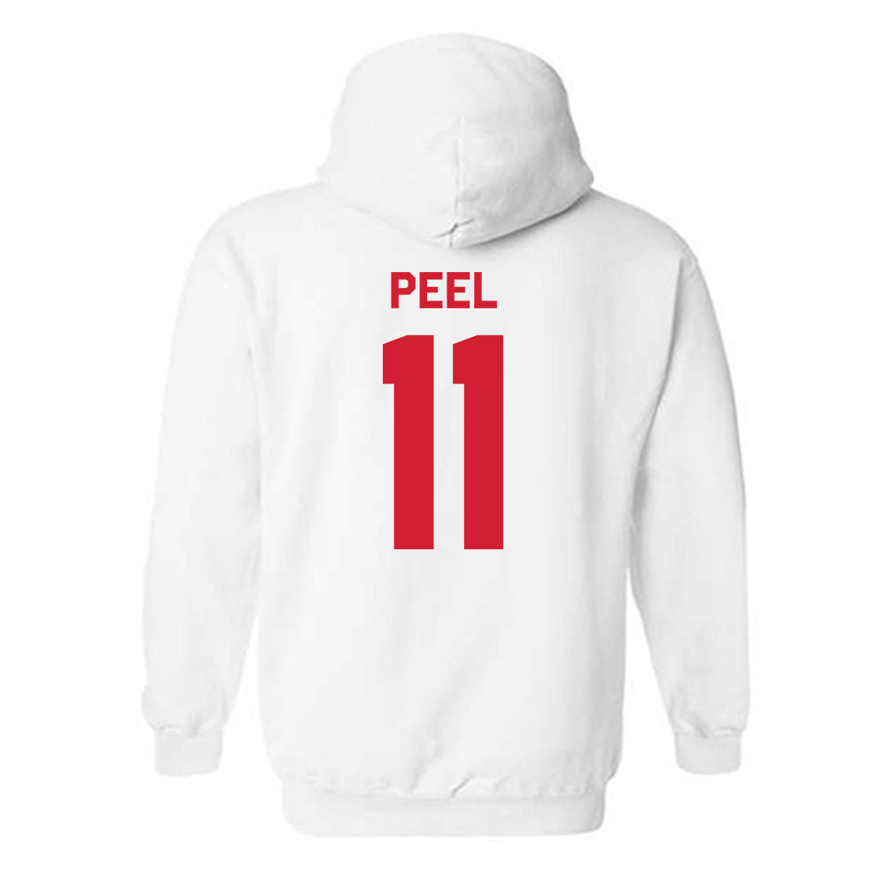 Rutgers - NCAA Baseball : Nolan Peel - Classic Shersey Hooded Sweatshirt-1