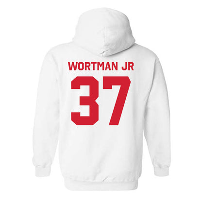 Rutgers - NCAA Football : RJ Wortman Jr - Classic Shersey Hooded Sweatshirt-1
