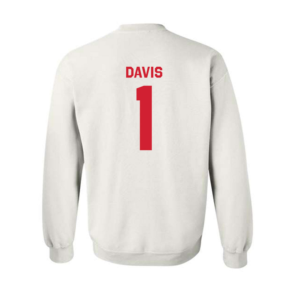 Rutgers - NCAA Men's Basketball : JaMichael Davis - Classic Shersey Crewneck Sweatshirt-1