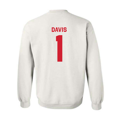 Rutgers - NCAA Men's Basketball : JaMichael Davis - Classic Shersey Crewneck Sweatshirt-1