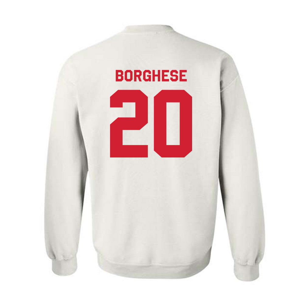 Rutgers - NCAA Baseball : Vincent Borghese - Classic Shersey Crewneck Sweatshirt-1