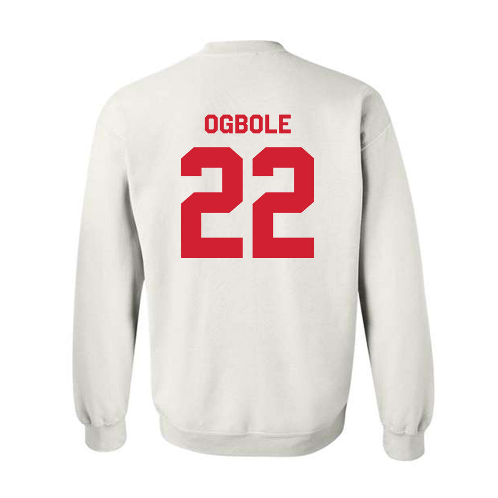Rutgers - NCAA Men's Basketball : Emannuel Ogbole - Classic Shersey Crewneck Sweatshirt-1