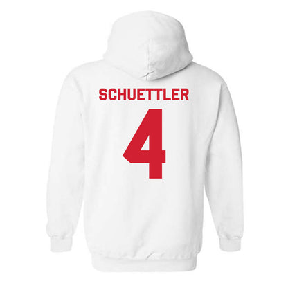 Rutgers - NCAA Softball : Charleigh Schuettler - Classic Shersey Hooded Sweatshirt-1