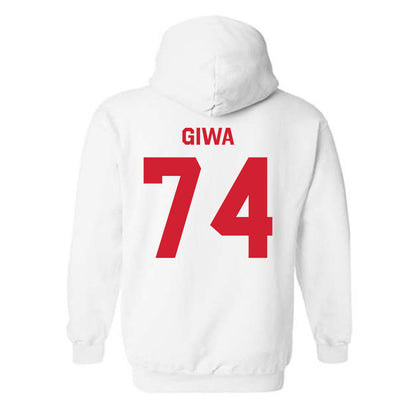 Rutgers - NCAA Football : Moshood Giwa - Classic Shersey Hooded Sweatshirt-1
