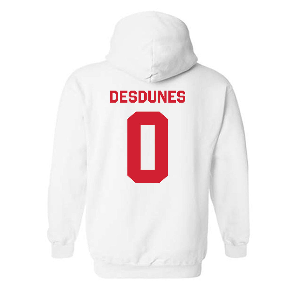 Rutgers - NCAA Women's Basketball : Chikae Desdunes - Classic Shersey Hooded Sweatshirt-2