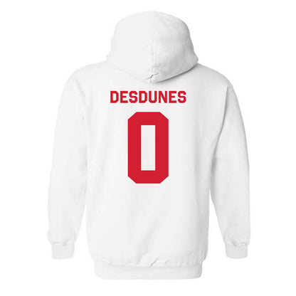 Rutgers - NCAA Women's Basketball : Chikae Desdunes - Classic Shersey Hooded Sweatshirt-2