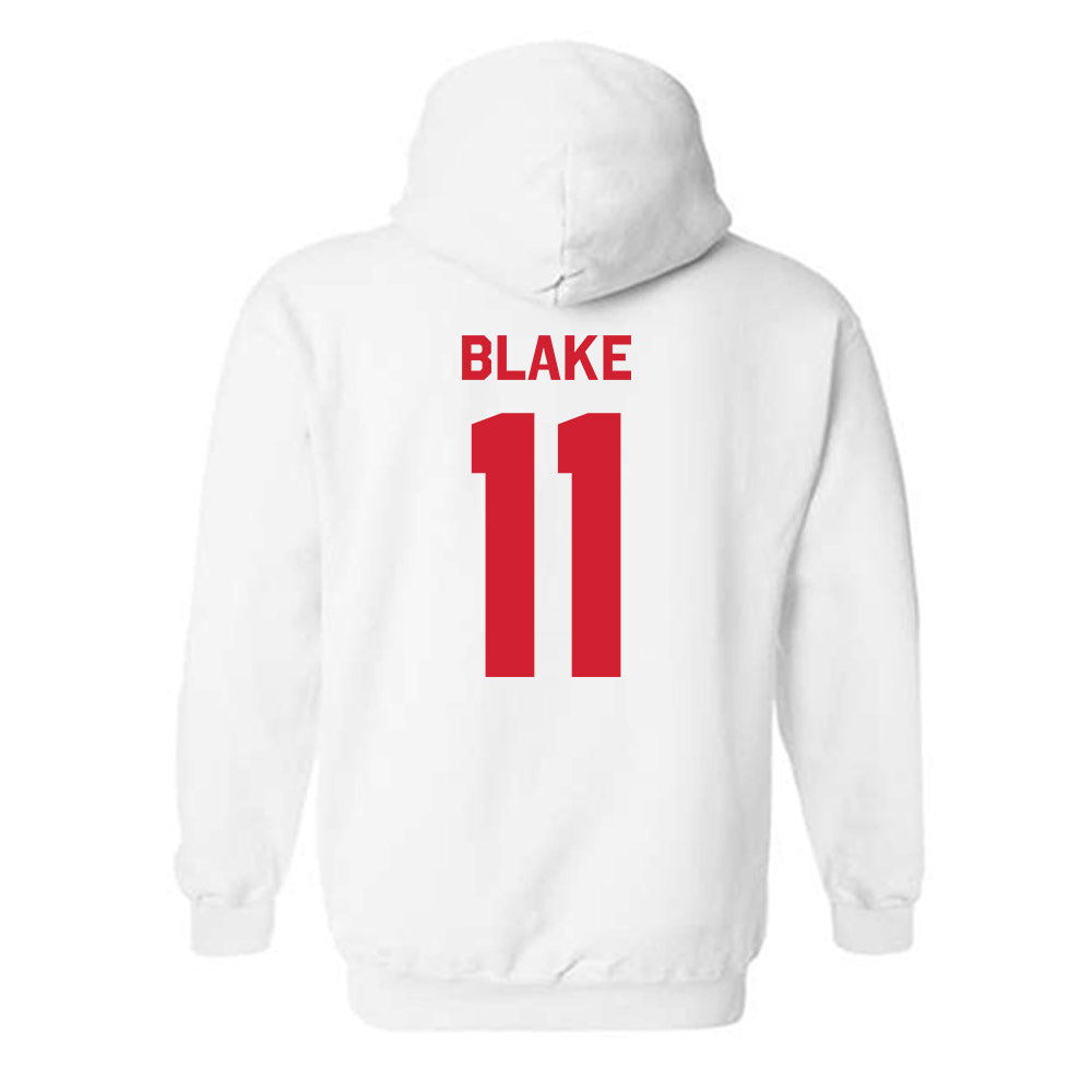 Rutgers - NCAA Football : Logan Blake - Classic Shersey Hooded Sweatshirt-1