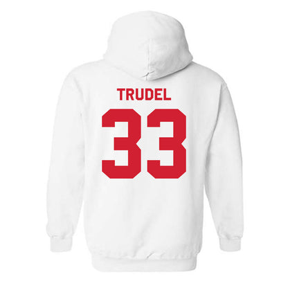 Rutgers - NCAA Softball : Desiree Trudel - Classic Shersey Hooded Sweatshirt-1