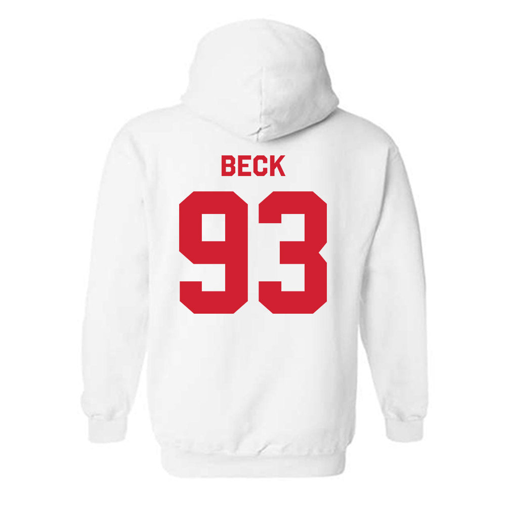 Rutgers - NCAA Football : Reece Beck - Classic Shersey Hooded Sweatshirt-1