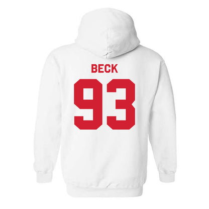 Rutgers - NCAA Football : Reece Beck - Classic Shersey Hooded Sweatshirt-1