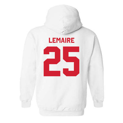 Rutgers - NCAA Men's Soccer : Cedric Lemaire - Classic Shersey Hooded Sweatshirt-1