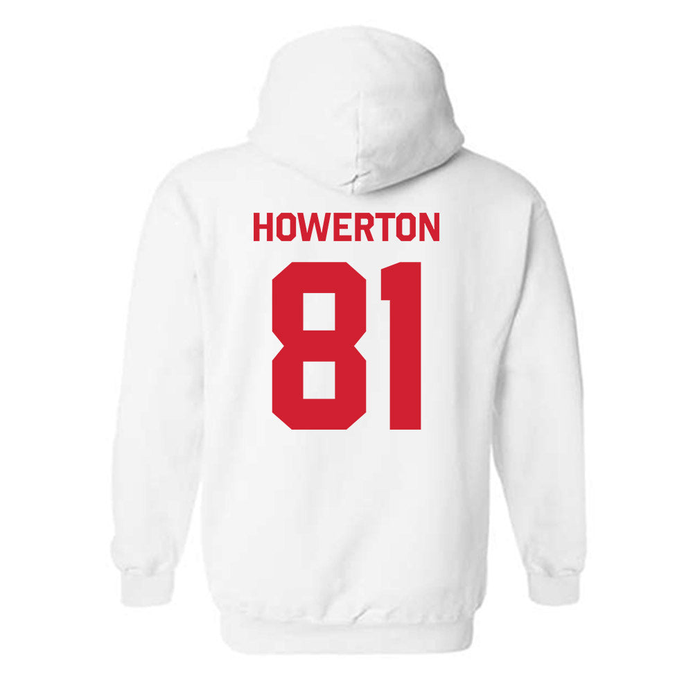 Rutgers - NCAA Football : DJ Howerton - Classic Shersey Hooded Sweatshirt-1