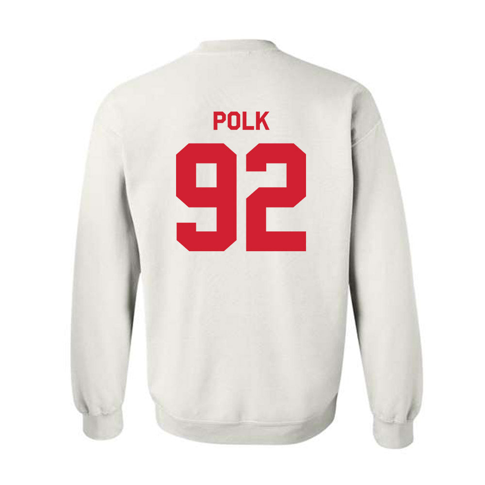 Rutgers - NCAA Football : Jermaine Polk - Classic Shersey Crewneck Sweatshirt-1