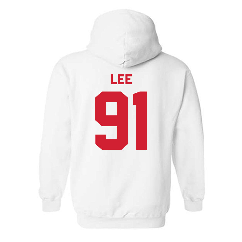 Rutgers - NCAA Football : Jaedin Lee - Classic Shersey Hooded Sweatshirt-1