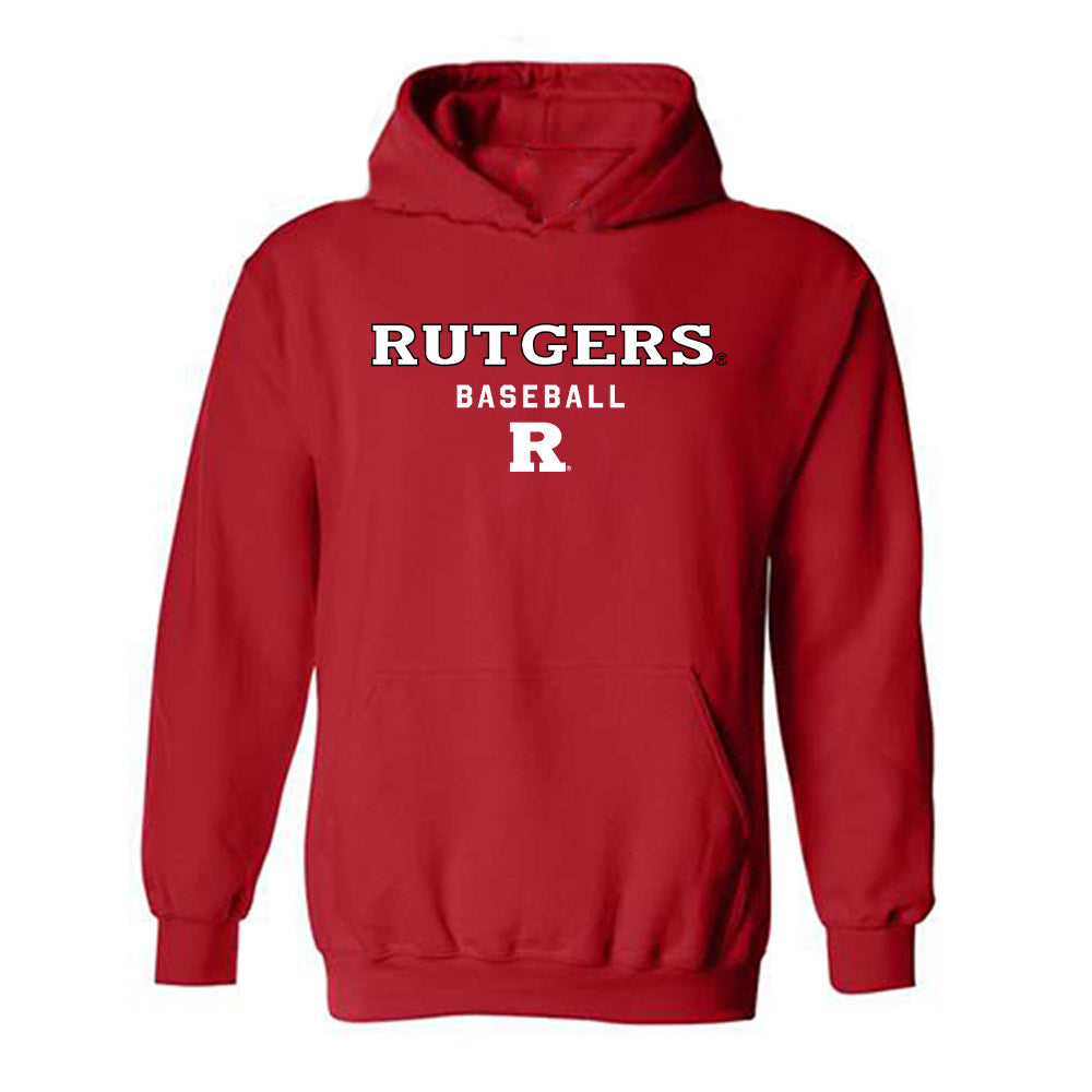 Rutgers - NCAA Baseball : Peyton Bonds - Classic Shersey Hooded Sweatshirt-0
