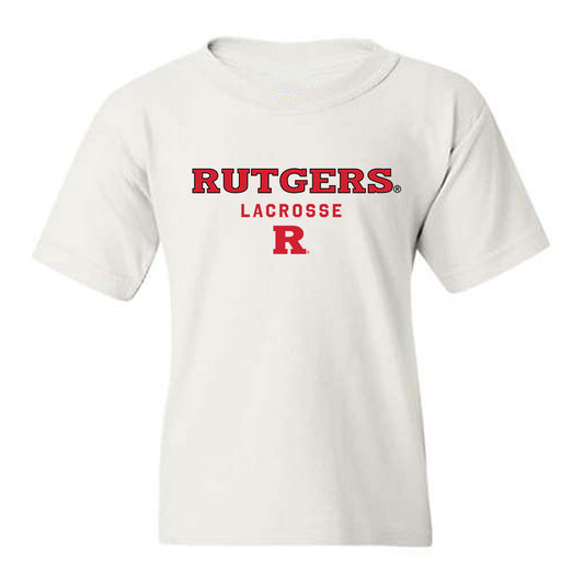 Rutgers - NCAA Men's Lacrosse : Andrew Macheca - Classic Shersey Youth T-Shirt-0