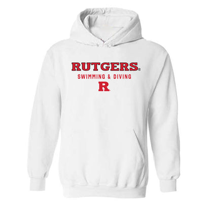 Rutgers - NCAA Women's Swimming & Diving : Journei Webster - Classic Shersey Hooded Sweatshirt-0