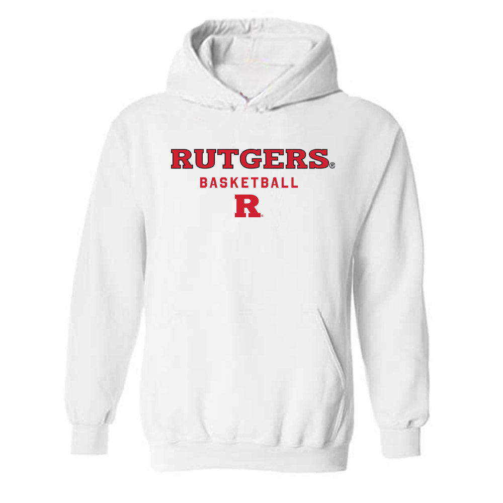 Rutgers - NCAA Men's Basketball : Christian Gurdak - Classic Shersey Hooded Sweatshirt-0
