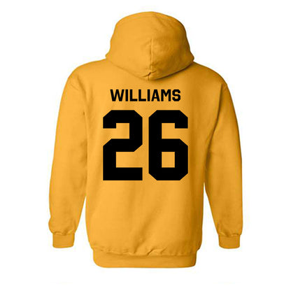 Iowa - NCAA Football : Xavier Williams - Classic Shersey Hooded Sweatshirt-1