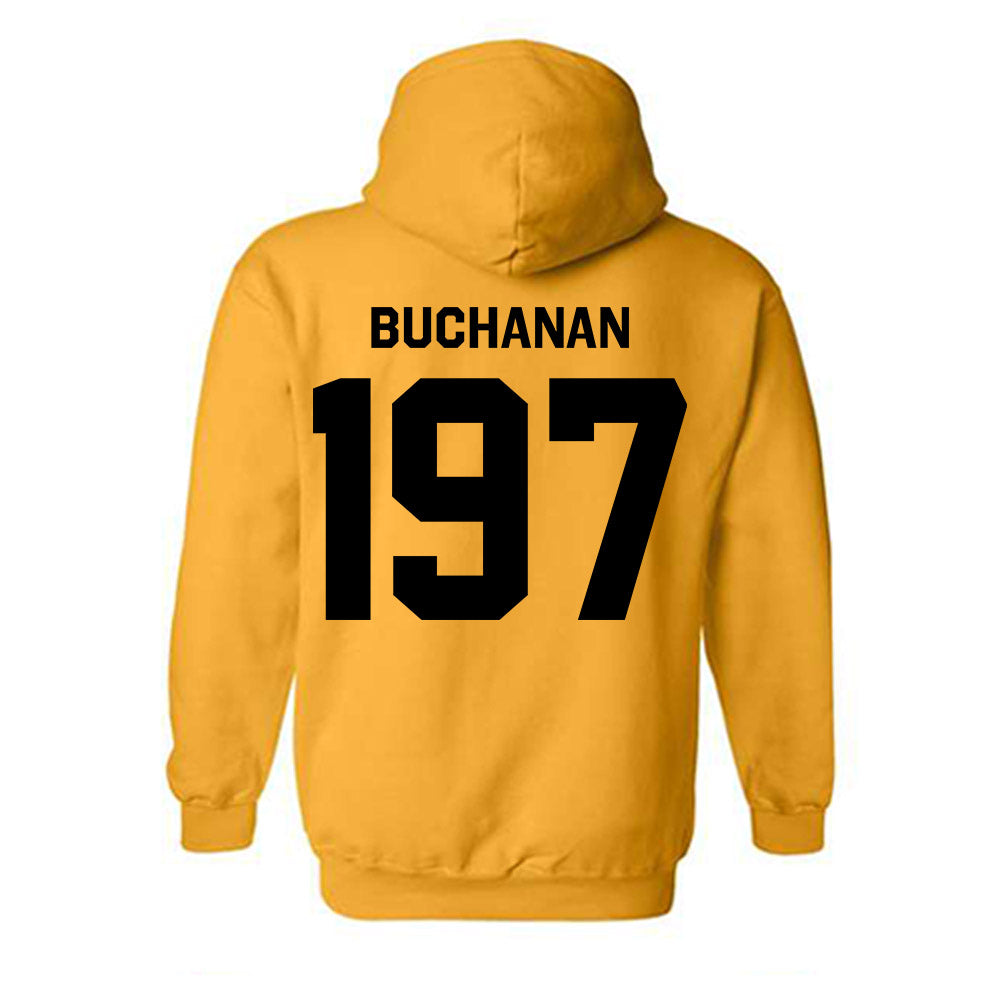 Iowa - NCAA Wrestling : Stephen Buchanan - Classic Shersey Hooded Sweatshirt-1