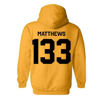 Iowa - NCAA Wrestling : Charles Matthews - Classic Shersey Hooded Sweatshirt-1