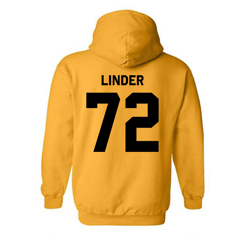 Iowa - NCAA Football : Owen Linder - Classic Shersey Hooded Sweatshirt-1