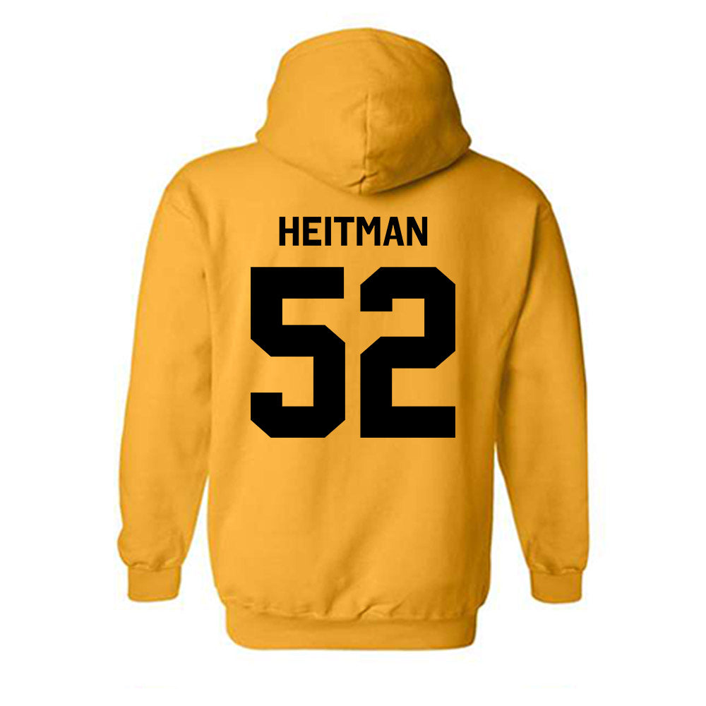 Iowa - NCAA Baseball : Nick Heitman - Classic Shersey Hooded Sweatshirt-1