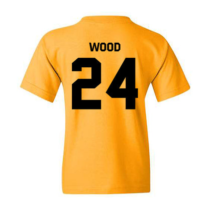 Iowa - NCAA Baseball : Mitch Wood - Classic Shersey Youth T-Shirt-1