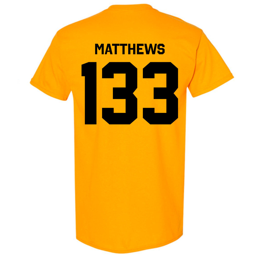 Iowa - NCAA Wrestling : Charles Matthews - Classic Shersey T-Shirt-1