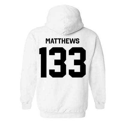 Iowa - NCAA Wrestling : Charles Matthews - Classic Shersey Hooded Sweatshirt-1