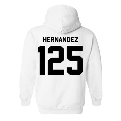 Iowa - NCAA Wrestling : Keyan Hernandez - Classic Shersey Hooded Sweatshirt-1