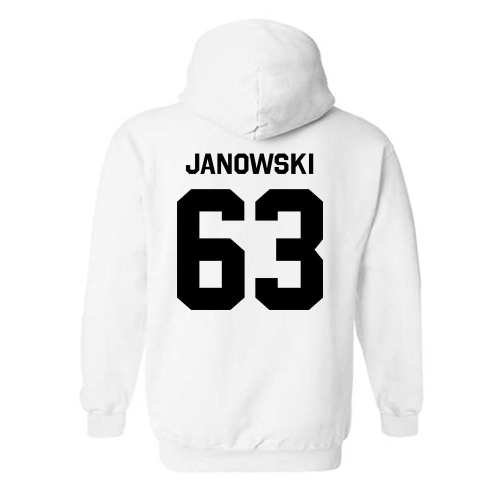Iowa - NCAA Football : Josh Janowski - Classic Shersey Hooded Sweatshirt-1