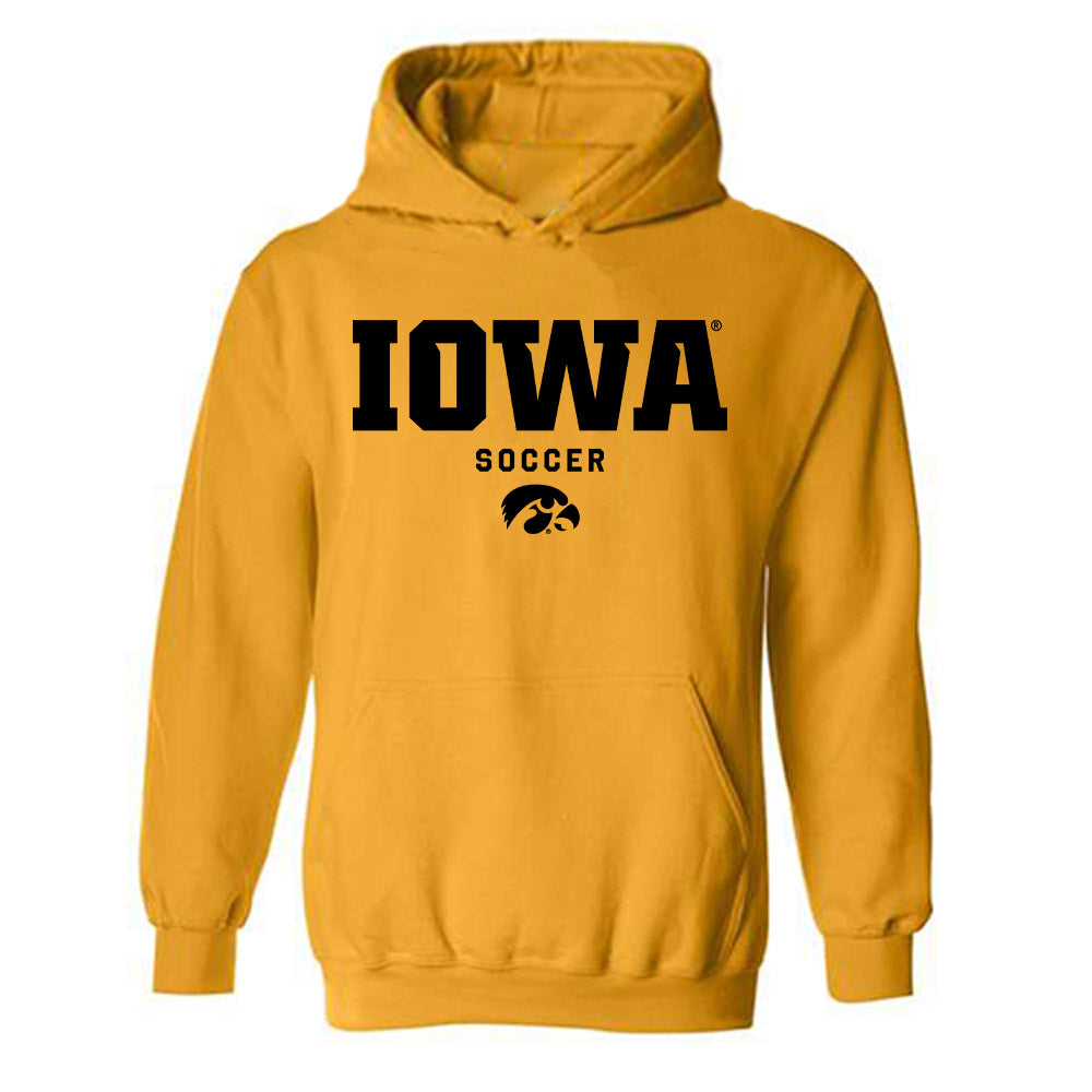 Iowa - NCAA Women's Soccer : Abby Warner - Classic Shersey Hooded Sweatshirt-1
