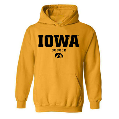 Iowa - NCAA Women's Soccer : Abby Warner - Classic Shersey Hooded Sweatshirt-1