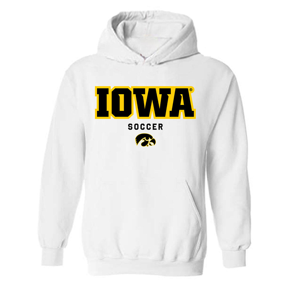 Iowa - NCAA Women's Soccer : Abby Warner - Classic Shersey Hooded Sweatshirt-0