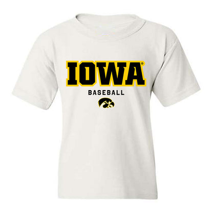 Iowa - NCAA Baseball : Logan Runde - Classic Shersey Youth T-Shirt-0