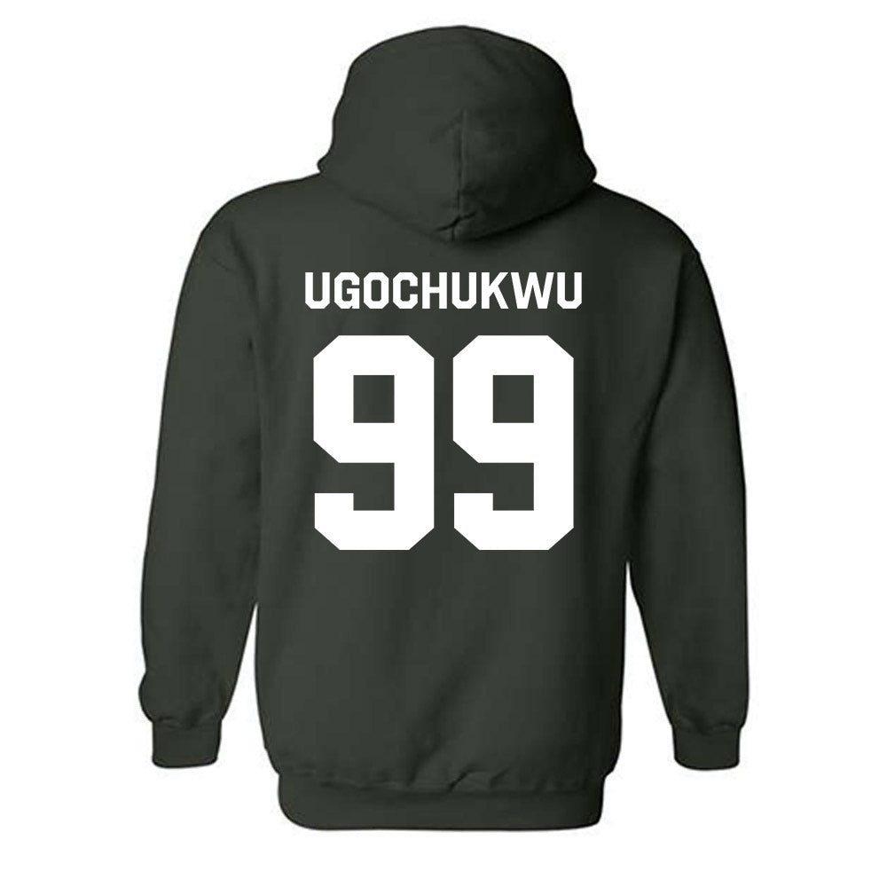 Michigan State - NCAA Men's Basketball : Divine-Collins Ugochukwu - Classic Shersey Hooded Sweatshirt-1