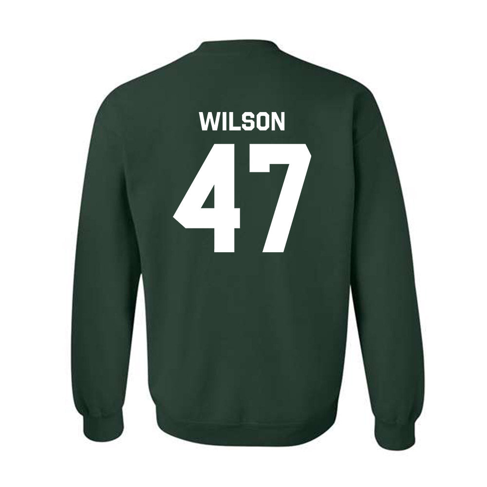 Michigan State - NCAA Football : Jaxson Wilson - Classic Shersey Crewneck Sweatshirt-1