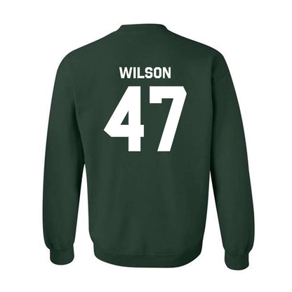 Michigan State - NCAA Football : Jaxson Wilson - Classic Shersey Crewneck Sweatshirt-1