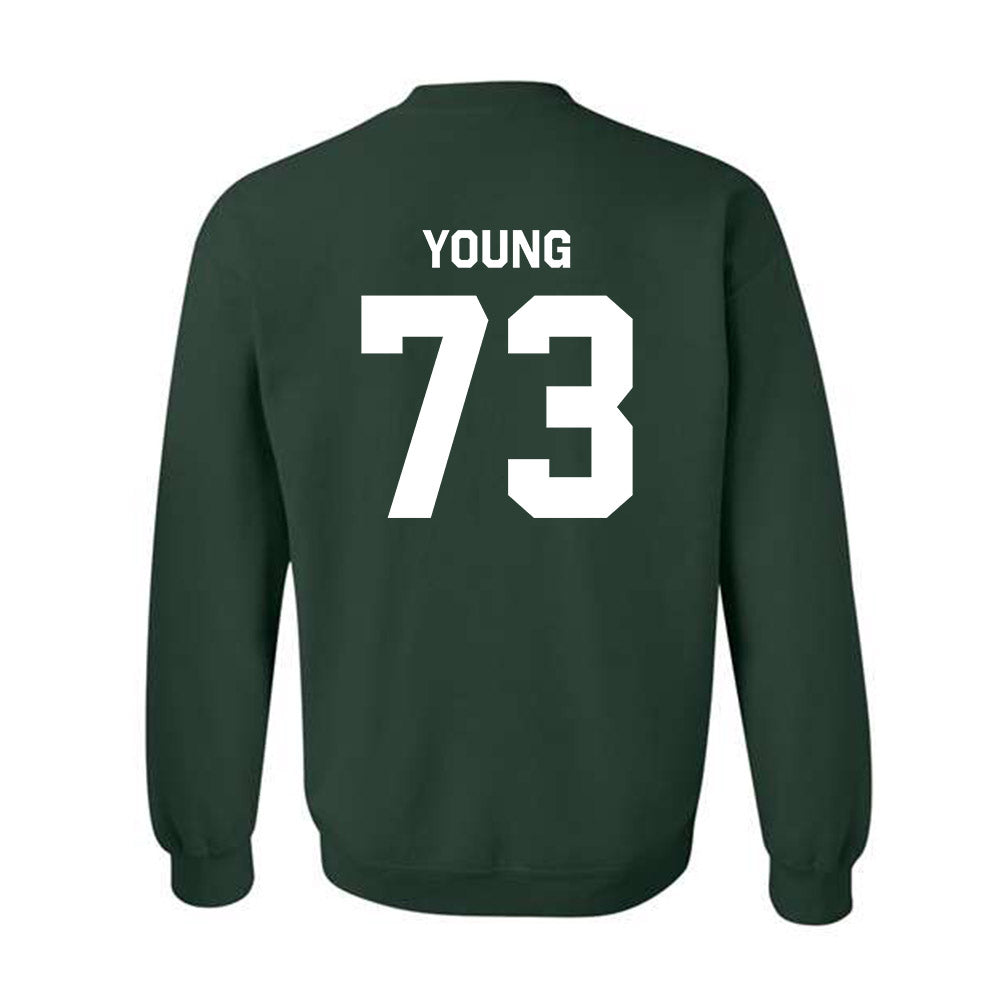 Michigan State - NCAA Football : Rustin Young - Classic Shersey Crewneck Sweatshirt-1