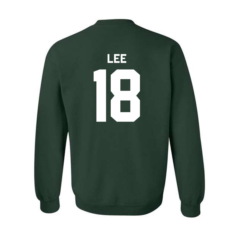 Michigan State - NCAA Men's Ice Hockey : Ryker Lee - Classic Shersey Crewneck Sweatshirt-1