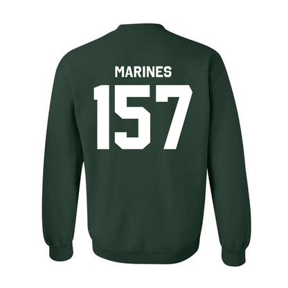 Michigan State - NCAA Wrestling : Darius Marines - Classic Shersey Crewneck Sweatshirt-1