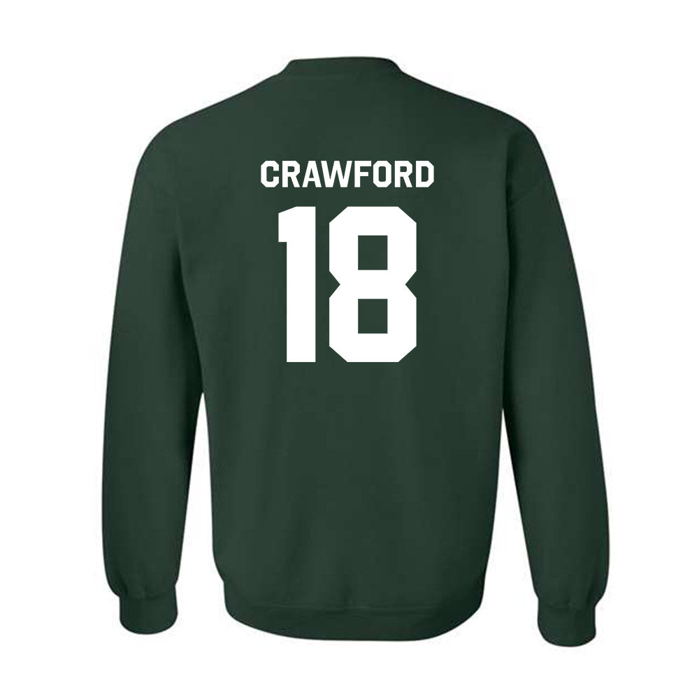 Michigan State - NCAA Football : Dion Crawford - Classic Shersey Crewneck Sweatshirt-1