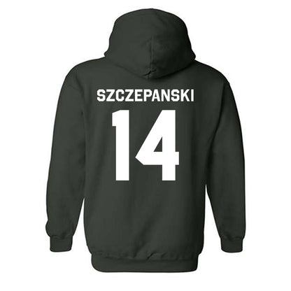 Michigan State - NCAA Baseball : Tommy Szczepanski - Classic Shersey Hooded Sweatshirt-1